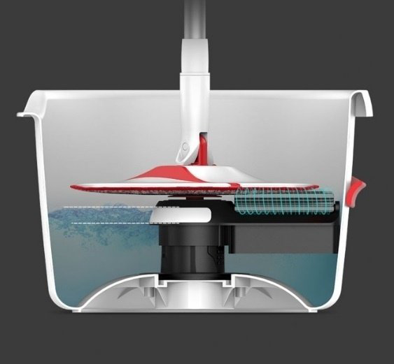 Xiaomi комплект для уборки Yiji Rotary Mop Set YD-02, белый купить,17810