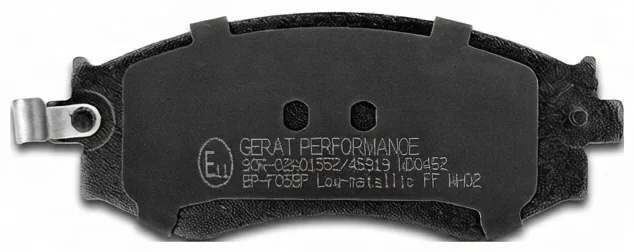 Колодки передние Gerat BP-F058P 4шт купить,22357