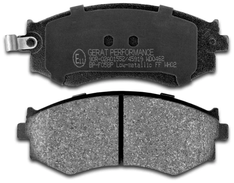 Колодки передние Gerat BP-F058P 4шт купить,22357