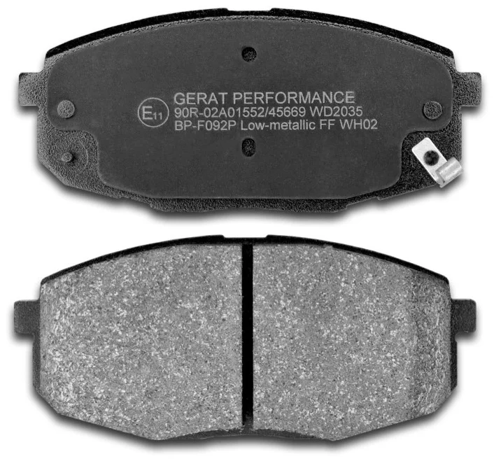 Колодки передние Gerat BP-F092P 4шт купить,12206