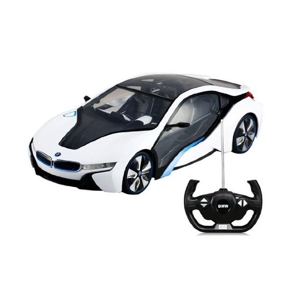 Радиоуправляемая машина Rastar 1:14 BMW I8 белая