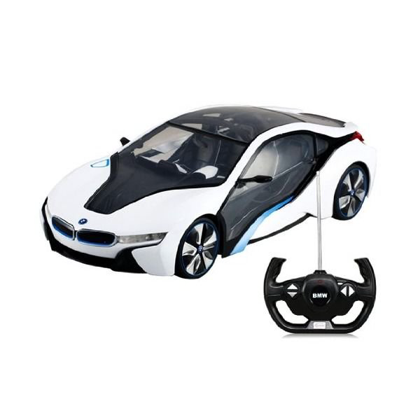Радиоуправляемая машина Rastar 1:14 BMW I8 белая купить,NaN