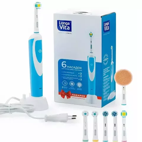 Электрическая Зубная щетка Longa Vita KAB-4 Blue - ForteMarket Электрическая Зубная щетка Longa Vita KAB-4 Blue купить,0