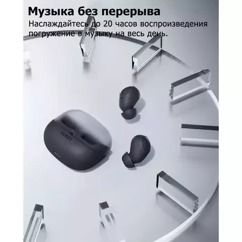 Наушники Aukey Move Vibe EP-M3A TWS White Pink