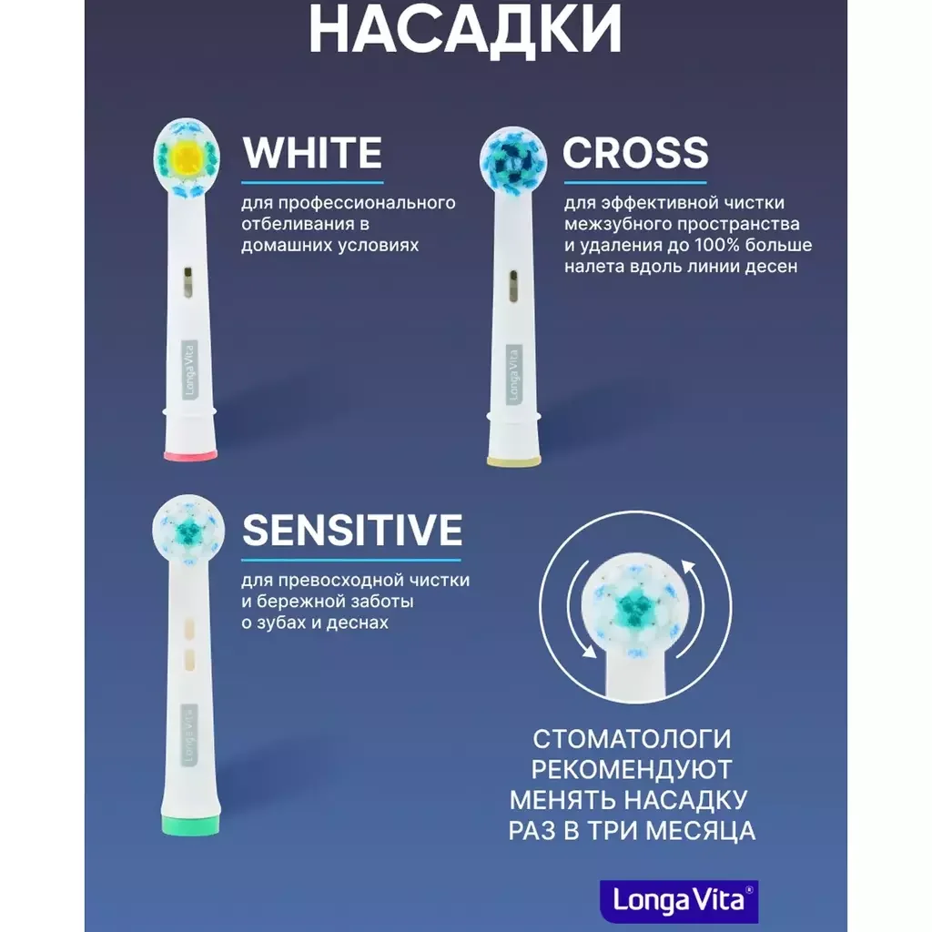 Электрическая Зубная щетка Longa Vita KAB-4 Pink купить,0