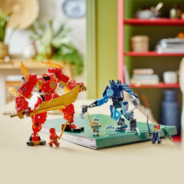 LEGO Огненный робот Кая Ninjago 71808, деталей 322 шт купить,NaN