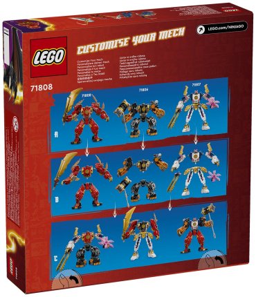 LEGO Огненный робот Кая Ninjago 71808, деталей 322 шт купить,NaN
