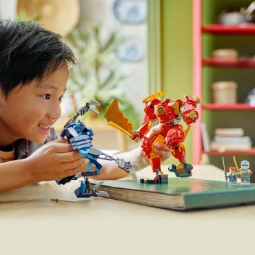 LEGO Огненный робот Кая Ninjago 71808, деталей 322 шт купить,NaN