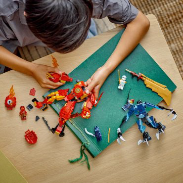 LEGO Огненный робот Кая Ninjago 71808, деталей 322 шт купить,NaN