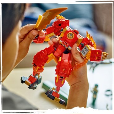 LEGO Огненный робот Кая Ninjago 71808, деталей 322 шт купить,NaN