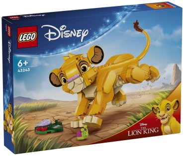 LEGO Симба - детеныш Короля Льва Disney 43243, деталей 222 шт