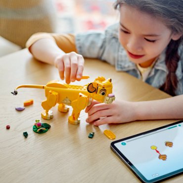 LEGO Симба - детеныш Короля Льва Disney 43243, деталей 222 шт