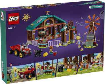 LEGO Приют для сельскохозяйственных животных Friends 42617, деталей 489 шт купить,NaN