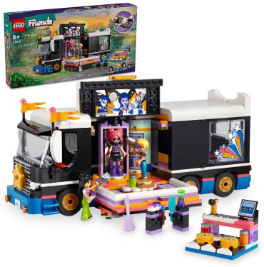 LEGO Концертный автобус поп-звезды Friends 42619, деталей 845 шт купить,NaN