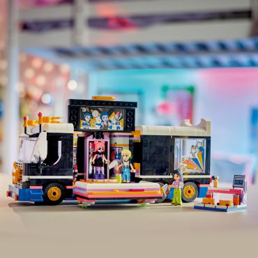 LEGO Концертный автобус поп-звезды Friends 42619, деталей 845 шт купить,NaN