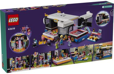LEGO Концертный автобус поп-звезды Friends 42619, деталей 845 шт купить,NaN