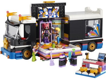 LEGO Концертный автобус поп-звезды Friends 42619, деталей 845 шт купить,NaN