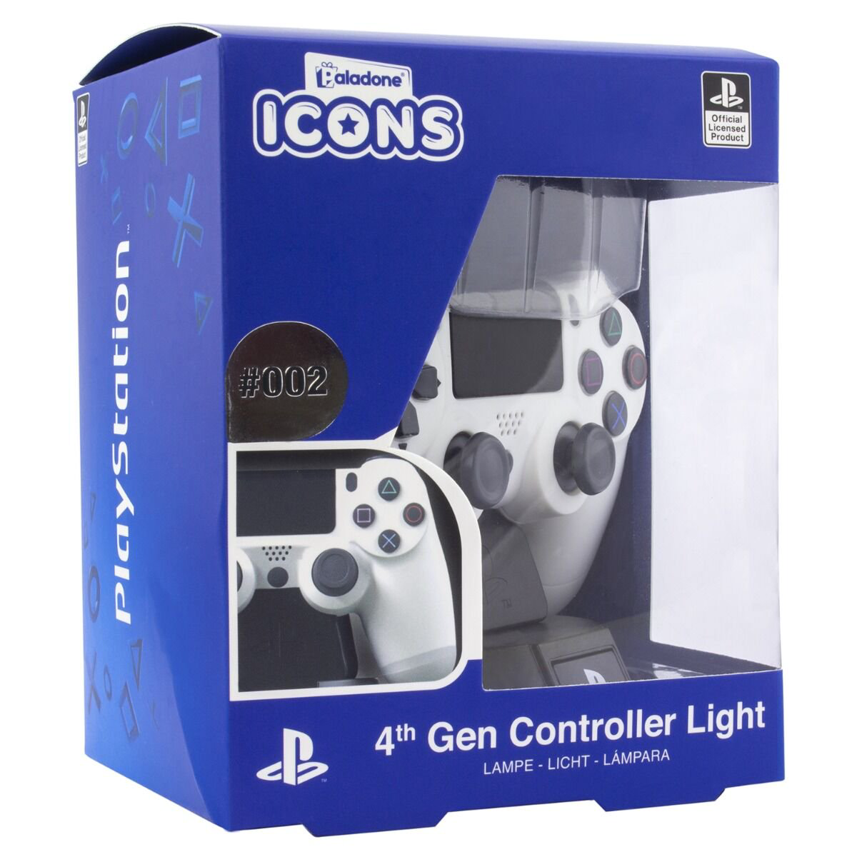 Светильник Paladone Playstation DS4 Controller Icon Light белый купить,NaN
