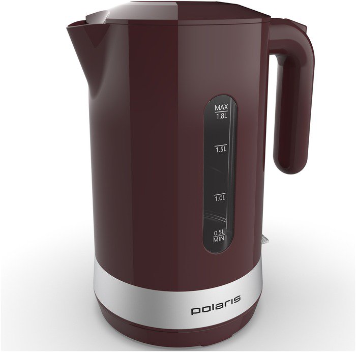 Электрочайник Polaris PWK 1803C Water Way Pro коричневый купить,0