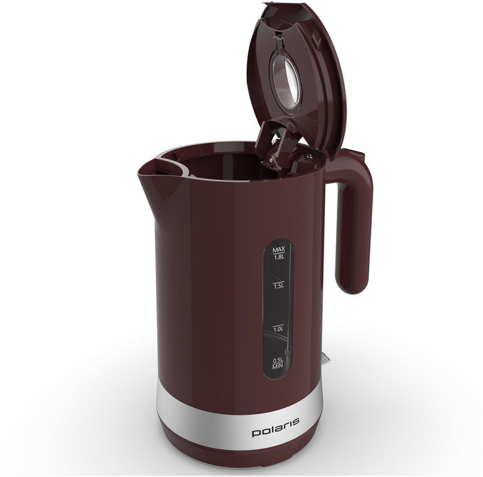 Электрочайник Polaris PWK 1803C Water Way Pro коричневый купить,NaN