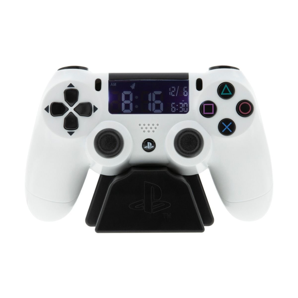 Часы-будильник Paladone Playstation White Controller Alarm Clock белые купить,NaN