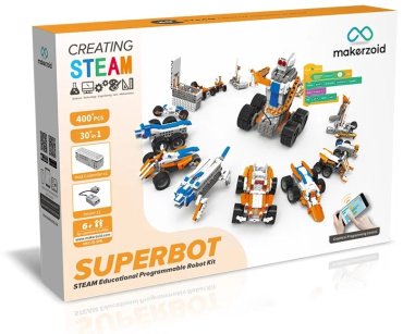 Makerzoid Superbot mkz-id-spb, деталей 400 шт