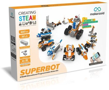 Makerzoid Superbot mkz-id-spb, деталей 400 шт купить,NaN