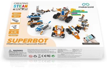 Makerzoid Superbot mkz-id-spb, деталей 400 шт
