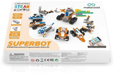 Makerzoid Superbot mkz-id-spb, деталей 400 шт купить,NaN