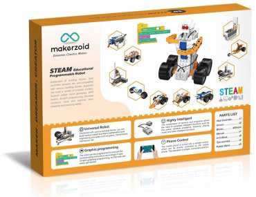 Makerzoid Superbot mkz-id-spb, деталей 400 шт купить,NaN