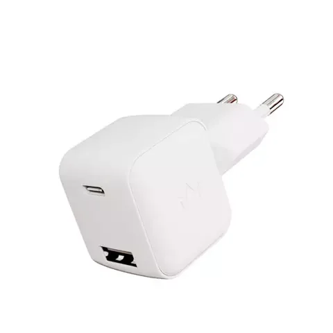 Зарядное устройство VLP G-Charge 30W USB-C+USB-A QC White
