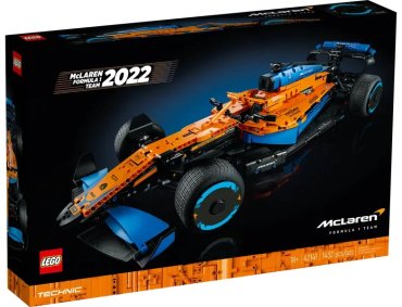 LEGO Technic Гоночный автомобиль McLaren Formula 1 42141, деталей 1434 шт