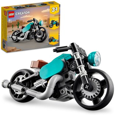 LEGO Винтажный мотоцикл 31135, деталей 128 шт