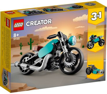 LEGO Винтажный мотоцикл 31135, деталей 128 шт купить,NaN