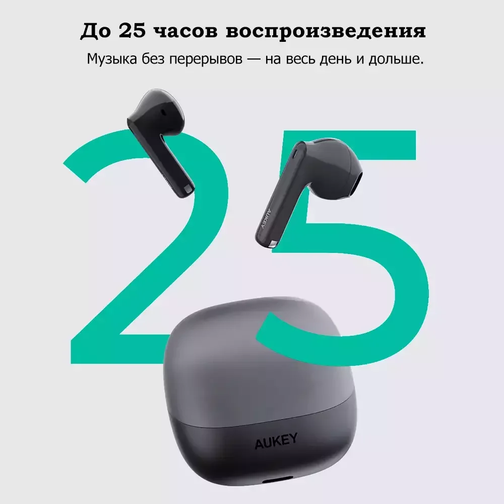 Наушники Aukey Move Vibe EP-M4 TWS Dark Grey