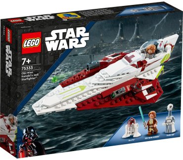 LEGO Истребитель-джедай Оби-Вана Кеноби 75333, деталей 282 шт
