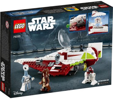 LEGO Истребитель-джедай Оби-Вана Кеноби 75333, деталей 282 шт