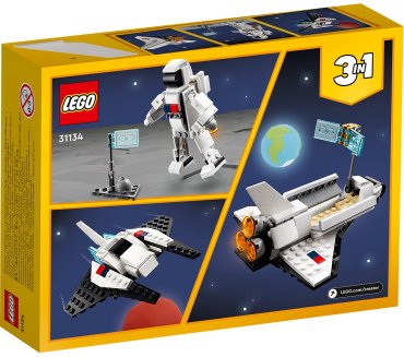 LEGO Космический шаттл 31134, деталей 144 шт купить,0