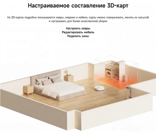 Робот-пылесос DREAME F21 RLF42GA черный