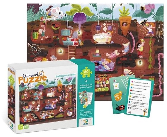 Пазл Dodo подземный город купить,NaN