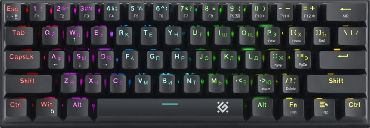 Клавиатура игровая механическая Defender Cairon GK-081 RU Black