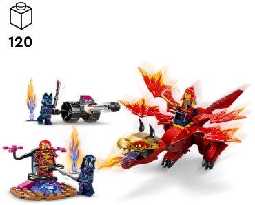 LEGO Битва перводракона Кая Ninjago 71815, деталей 120 шт купить,NaN