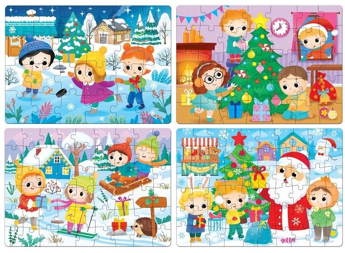 Пазл Puzzle Time Новогодние развлечения 6771637 173 детали купить,NaN