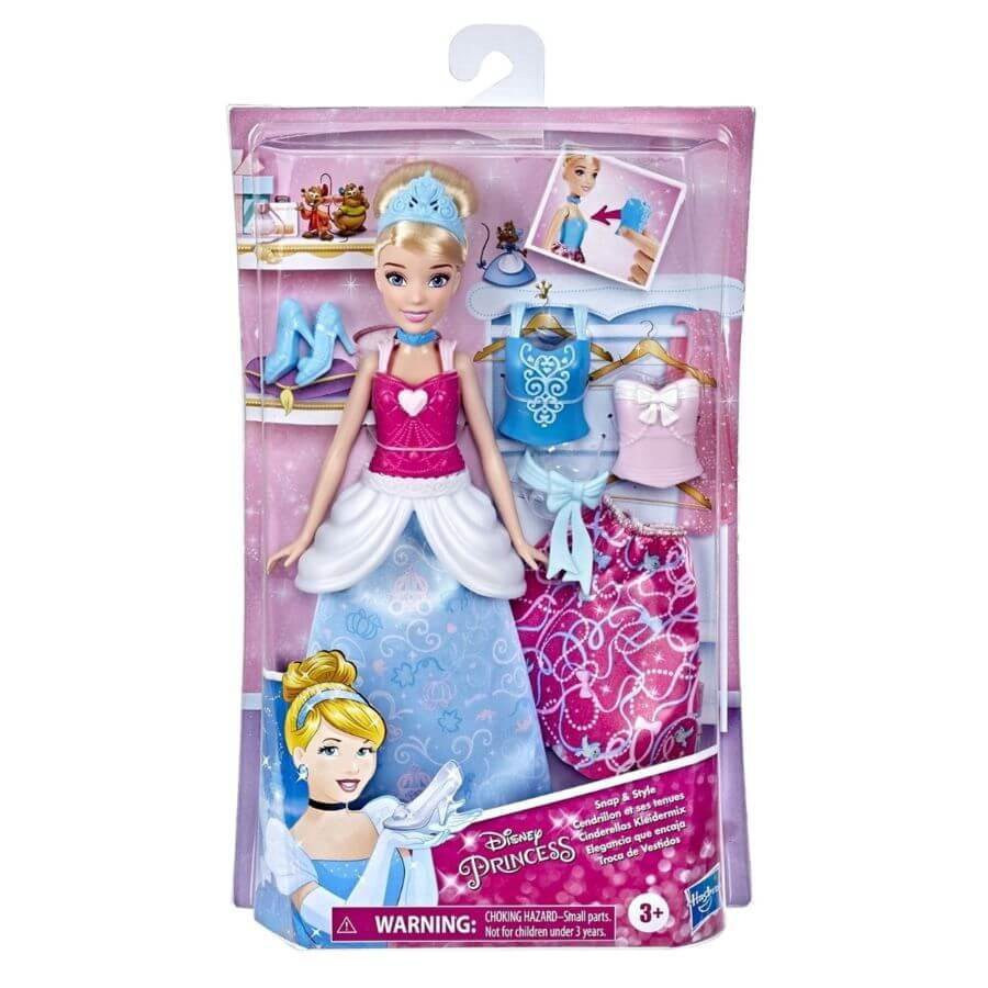 Кукла Disney Princess Hasbro Золушка 2 наряда E95915L0 купить,NaN