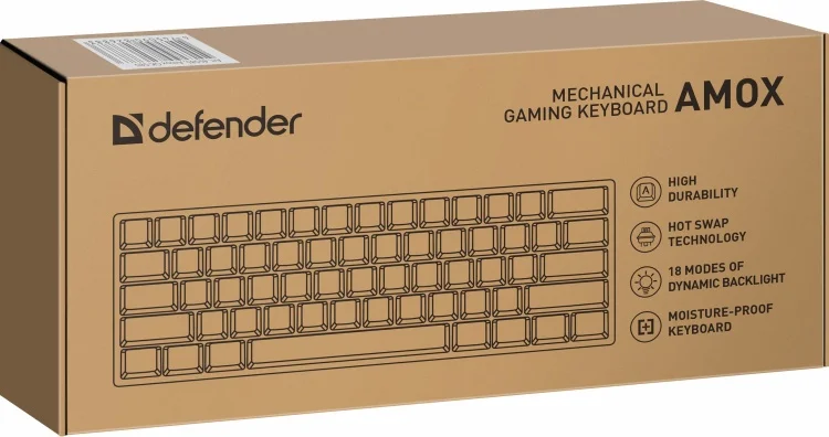 Клавиатура игровая механическая Defender Amox GK-585 RU White купить,0