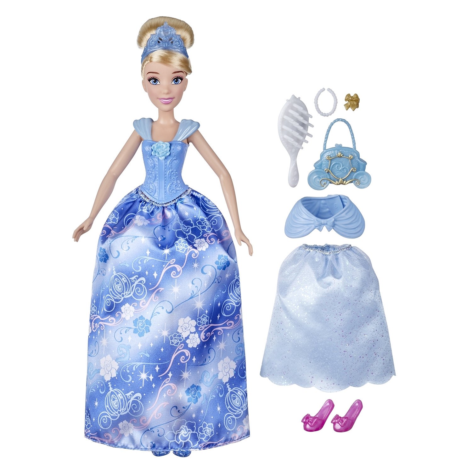 Кукла Disney Princess Hasbro Золушка в платье с кармашками купить,NaN