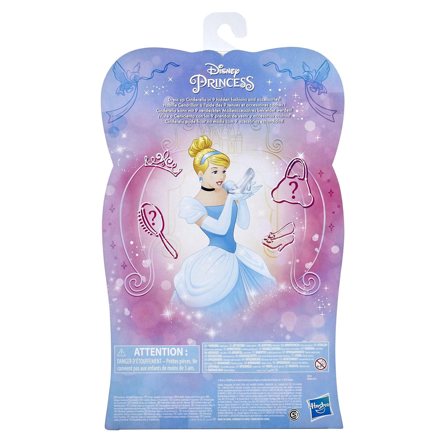 Кукла Disney Princess Hasbro Золушка в платье с кармашками купить,NaN