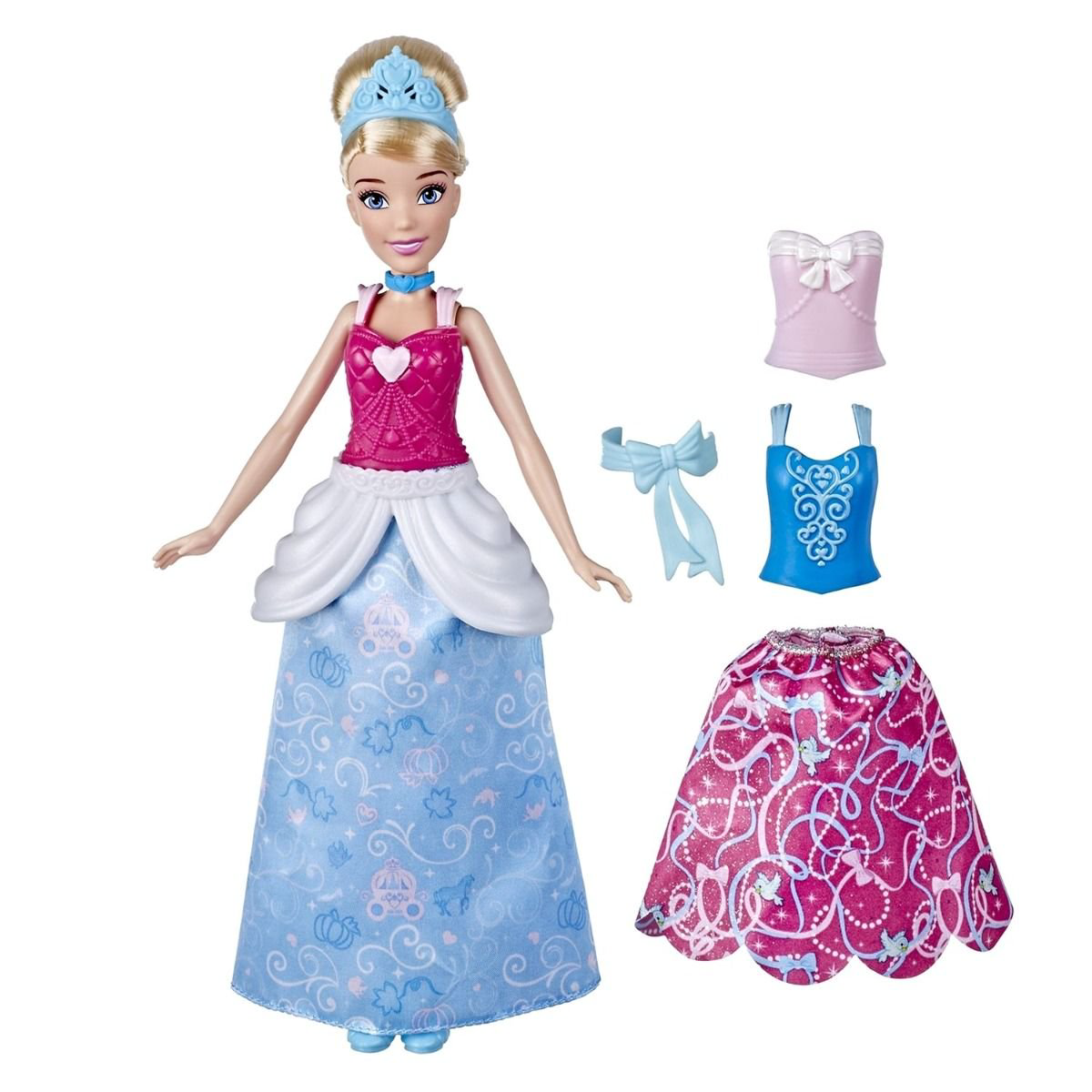 Кукла Disney Princess Hasbro Золушка 2 наряда E95915L0 купить,NaN
