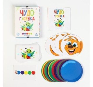Настольная игра Лас Играс Чудо-гусенка, изучаем цвета 1740394 купить,NaN