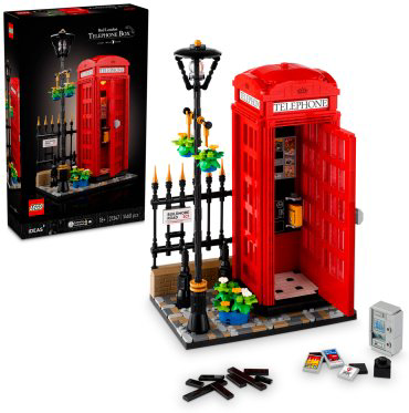 LEGO Красная Лондонская телефонная будка Ideas 21347, деталей 1460 шт купить,NaN